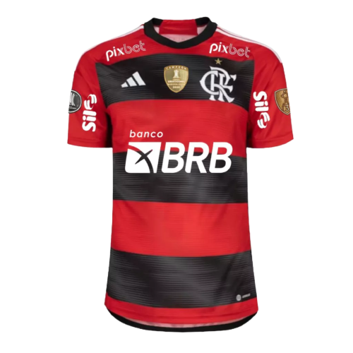 Camisa Flamengo Away (2) 2023/24 Adidas Jogador com Patchs e Patrocínios  Masculina